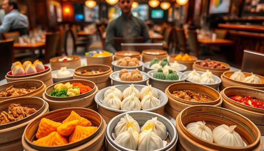 All you can eat dim sum buffet LA with assorted colorful dishes.