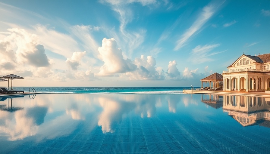 Luxurious view of Leblanc Spa Resort Los Cabos pool and seaside.