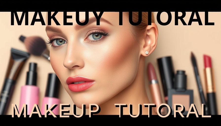 Best makeup tutorials for beginners with glam products and a model.