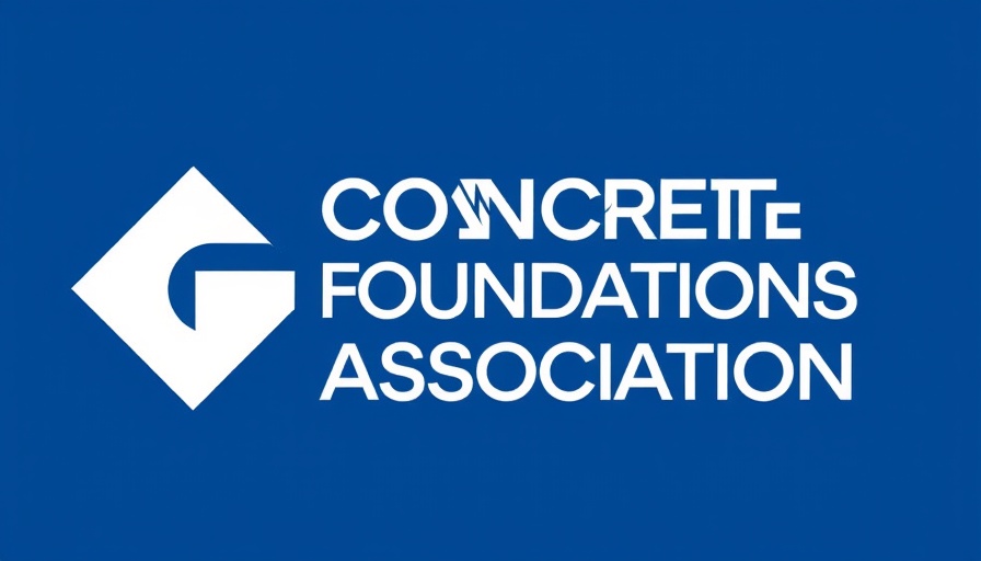 Concrete Foundations Association logo highlighting 2025 awards