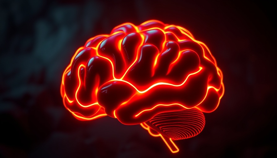 Glowing neon brain symbolizing caffeine effects on sleep.