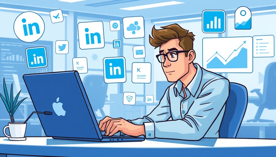 B2B Marketing Strategies with LinkedIn emphasis in stylized design.