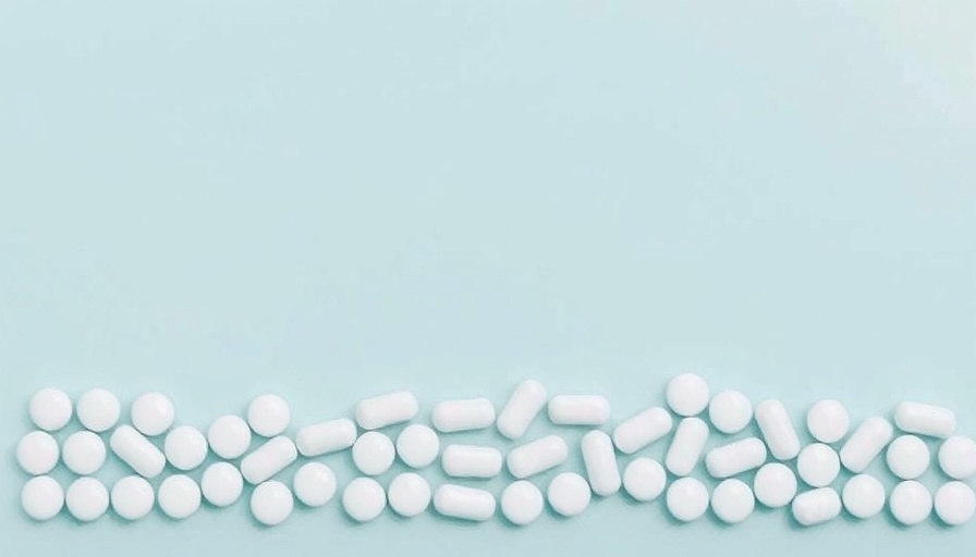 Coffee can interfere with your medication: white pills on blue background.