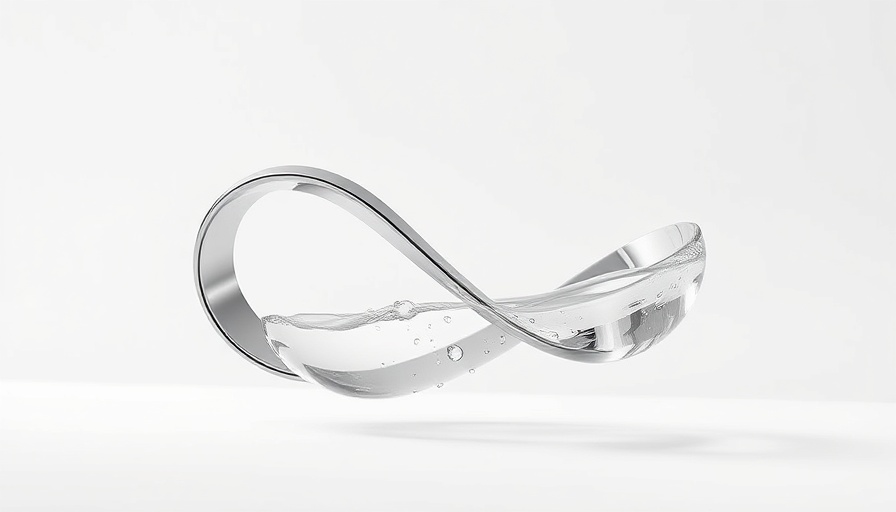 Structured water device health benefits concept on white background.