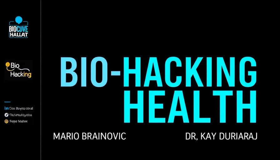 Stylish poster about structured water device health benefits webinar.