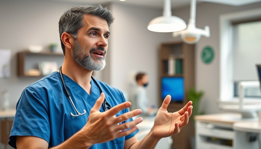 Dentist explaining zirconia crowns in Thailand with passion.