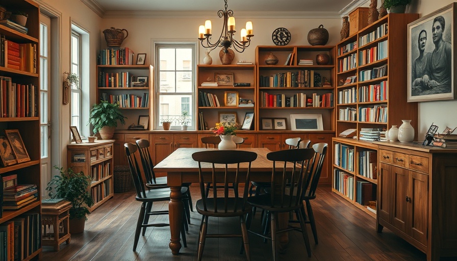 Cozy dining area with bookshelves and wooden furniture, Kitchen Extensions House Extensions and Loft Conversions.