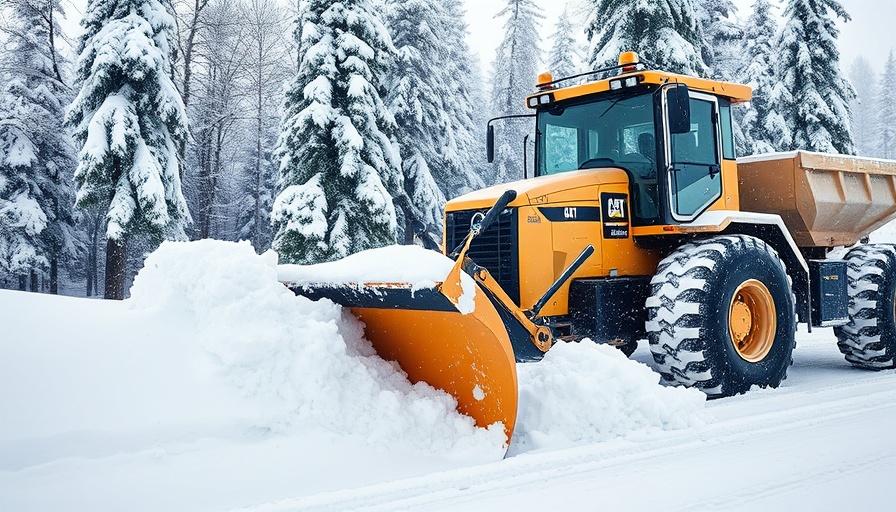 Serco Skaala ZOOM plow clearing snow in North America