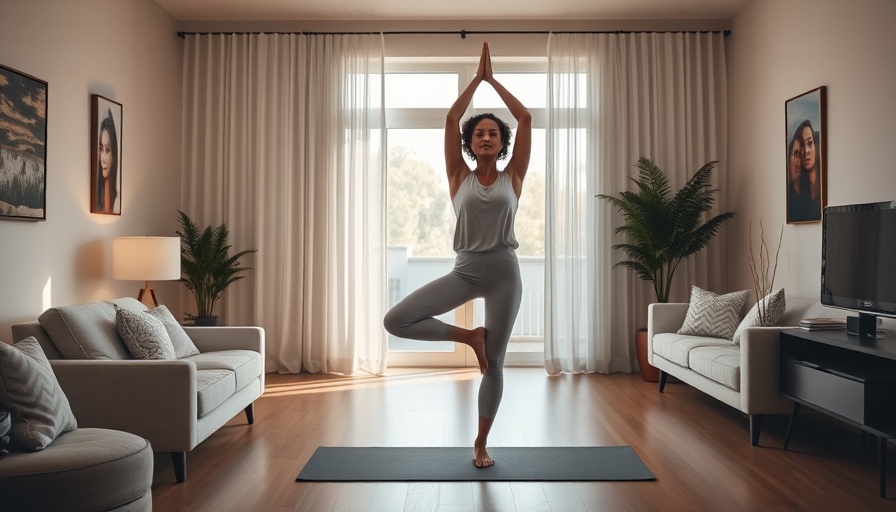 Young woman practicing yoga to reduce stress and anxiety