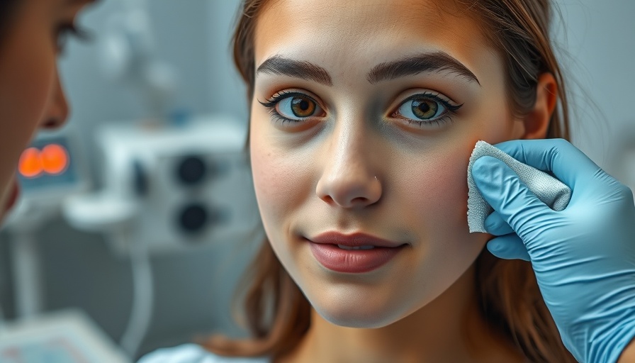 Medical professional applying bandage, comprehensive recovery standards in plastic surgery.