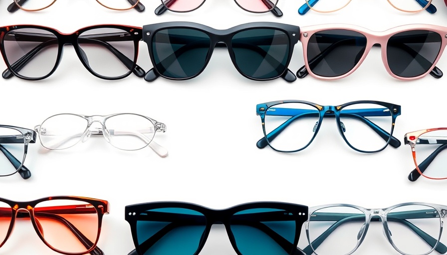 AI glasses preview featuring stylish, colorful smart glasses.