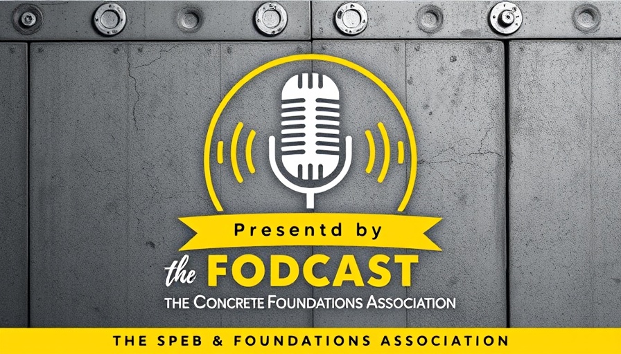 Concrete Foundations Association YouTube Podcast logo with microphone
