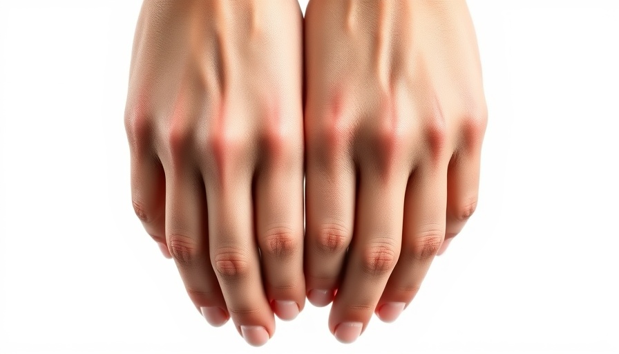 Well-groomed hands illustrating sustained skin clearance psoriasis treatment.