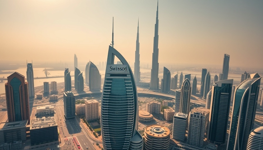 Luxurious Swissôtel Al Murooj Dubai skyline with Burj Khalifa, showcasing luxury business hotels with meeting rooms.
