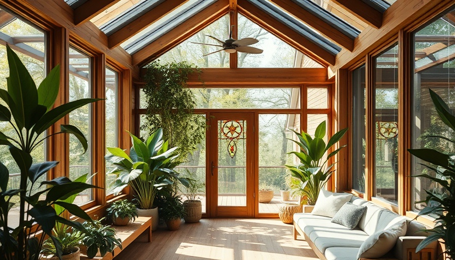 Bright sustainable home extension with natural elements and eco-design.