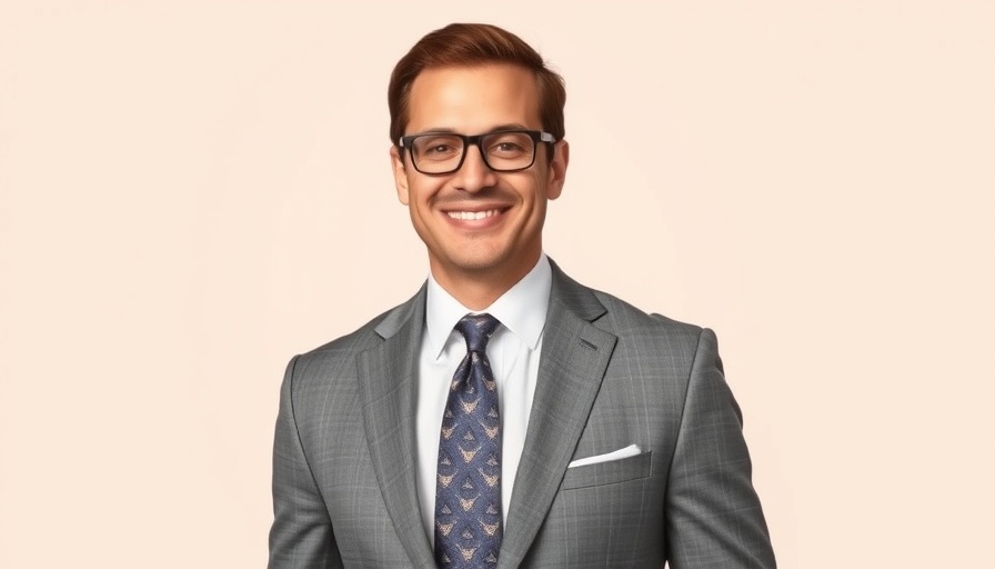 Well-dressed person smiling confidently, best cosmetic surgeon context.