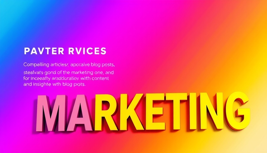 Content creation marketing agency advertisement poster.