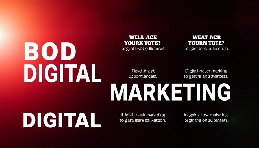 Digital marketing agency content marketing advertisement poster.