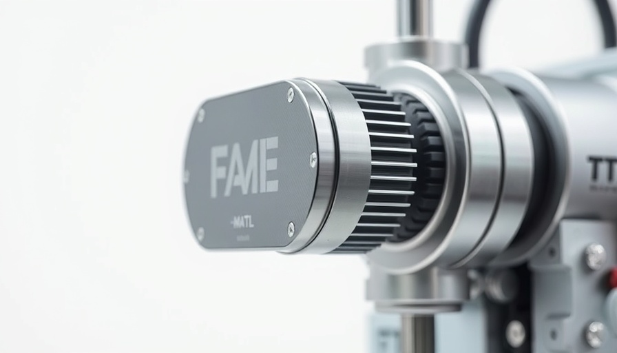 Close-up of FAE MTL multitask head with industrial design.