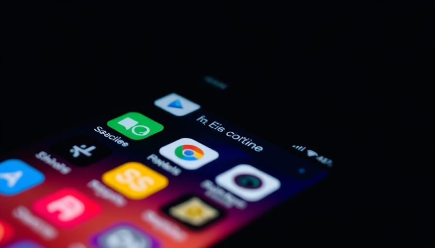 Smartphone screen showing search engine apps, enhancing your online reputation.