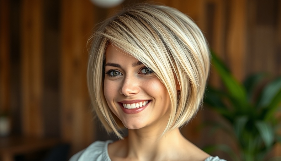 Short hairstyles for women October 2025 with elegant blonde bob.