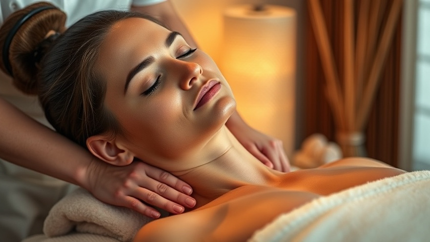 Calm massage therapist offering holistic massage therapy clinics in a serene spa environment.