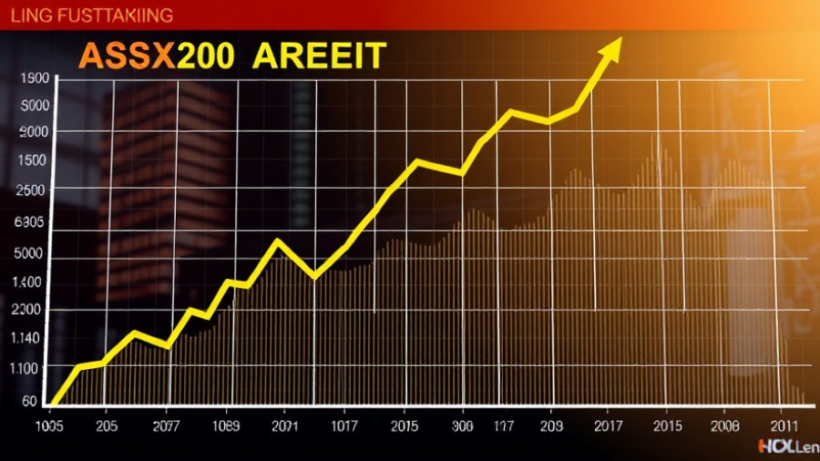 ASX200 AREIT Index shows upward trend in line graph with details.