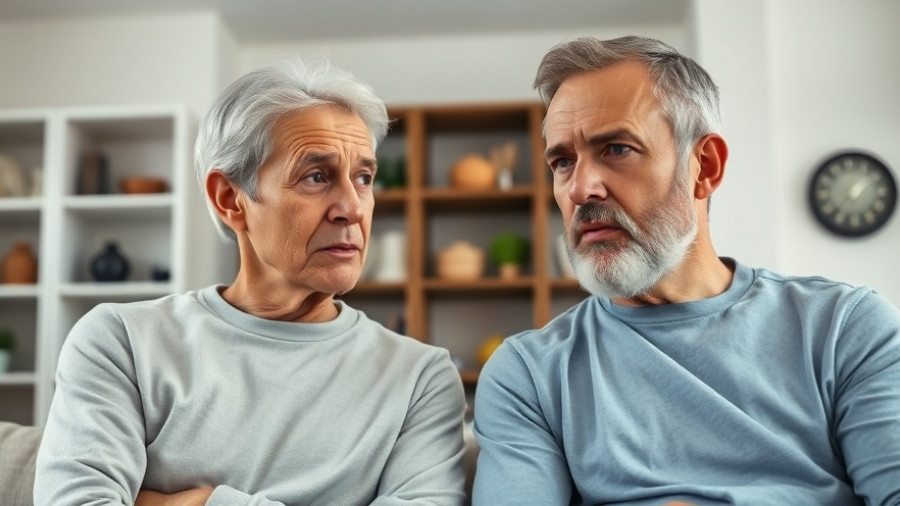 Casual couple discussing hidden mortgages in real estate, concerned.