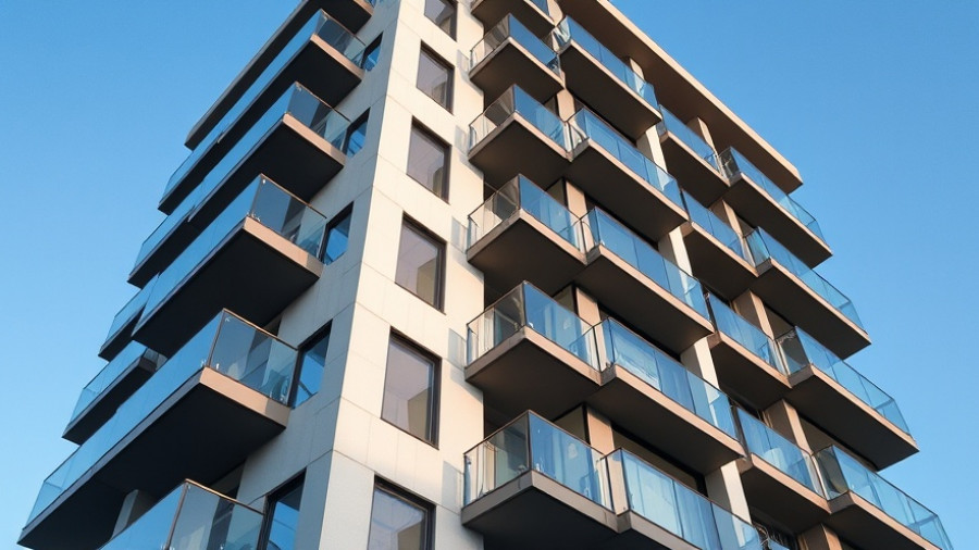 Modern building under the WA rental supply Build-to-Rent scheme.