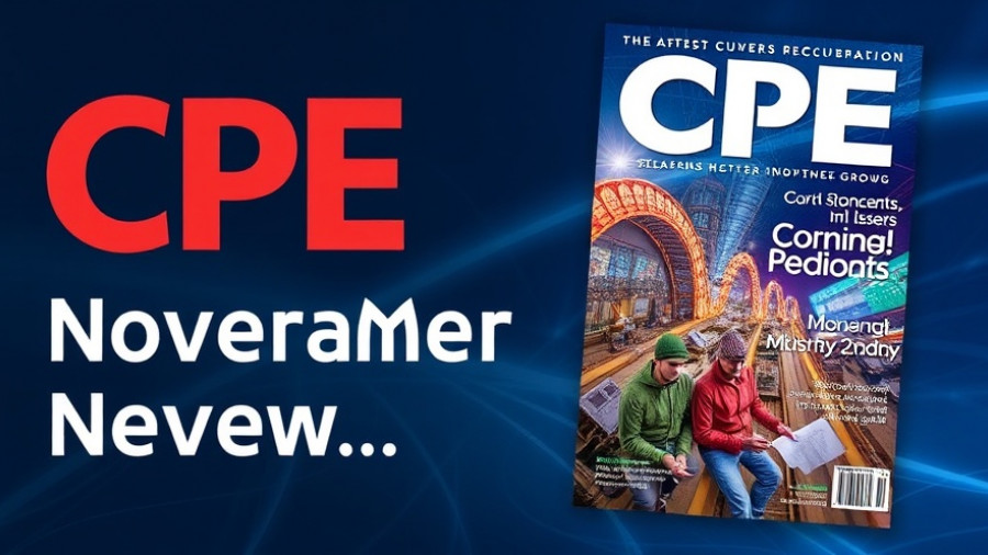 The November Digital Issue of CPE Is Now Available!