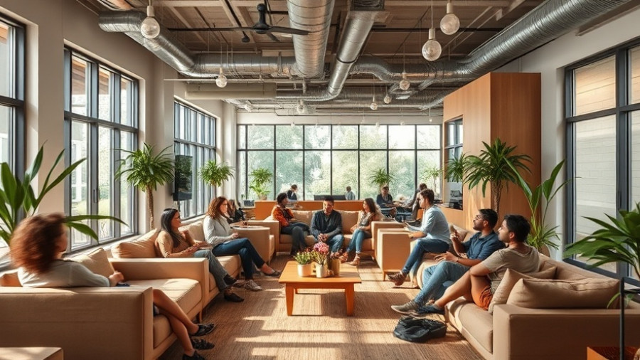 Modern communal space in build-to-rent housing Australia.