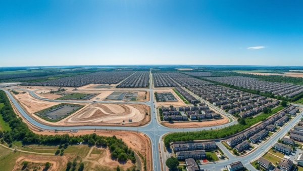 Aerial view of Oreana's North Shore property development site.