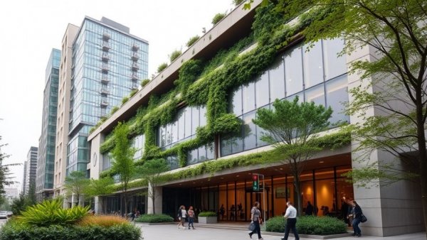 Contemporary One Toorak Place architecture with lush greenery.