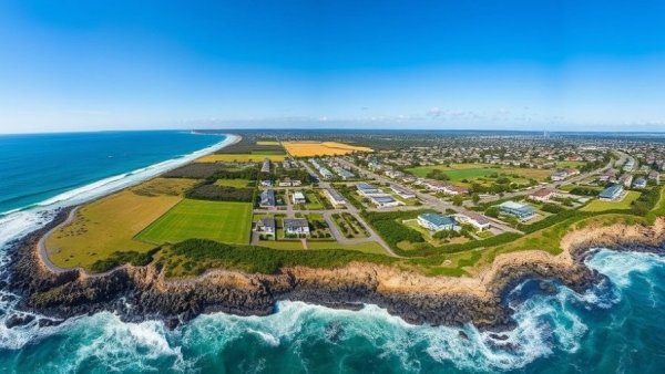 Shellharbour housing diversity with scenic beachfront view