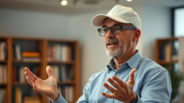 Newcastle property market insights podcast visual with animated host.