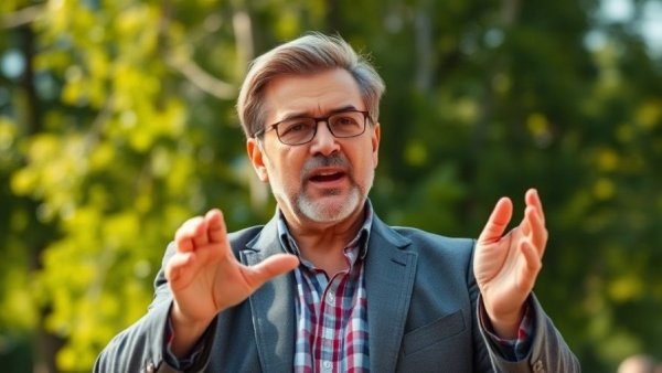 Sydney auction results: auctioneer in action outdoors.