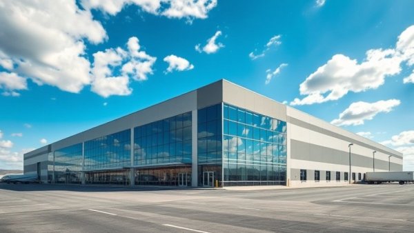 KKR refinancing UK logistics portfolio - modern UK warehouse exterior.