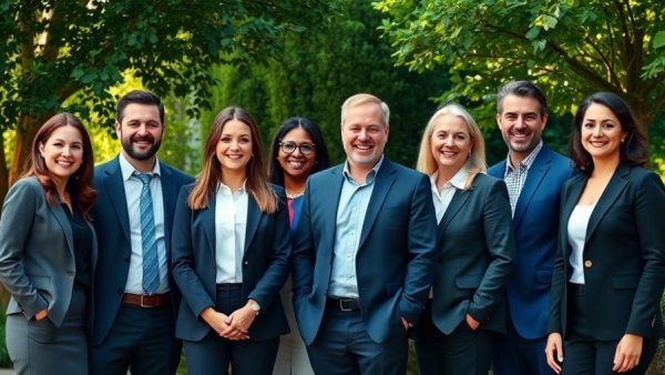 Real estate Gold Coast community professionals outdoors.