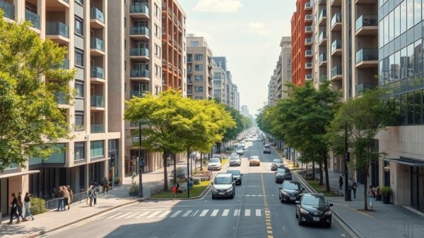 507-bedroom PBSA scheme urban development view.
