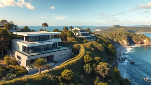 Luxury homes in Rose Bay, stunning ocean view and modern design.