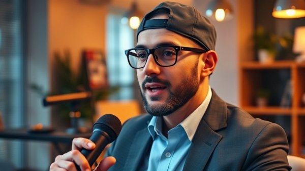 Social currency in real estate podcast cover with host speaking.