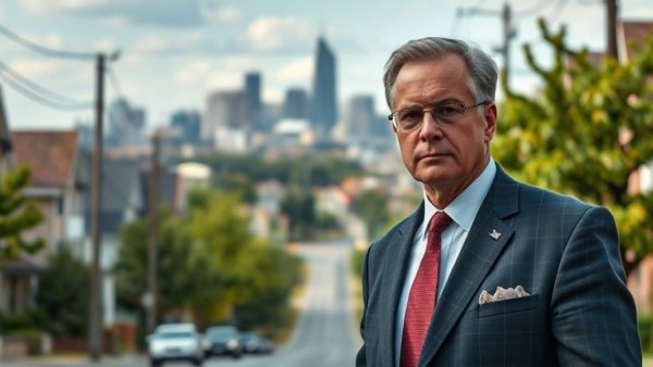 Newcastle suburban street with skyline; property market trends Newcastle.
