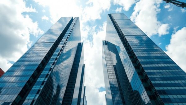 Skyscrapers symbolize global investor confidence in real estate.