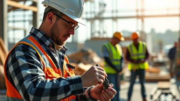 Builder at construction site considering builder insurance issues WA