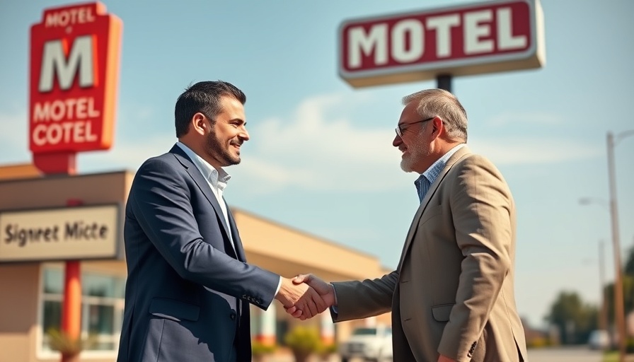 Mackay International Lodge Motel Sale handshake.