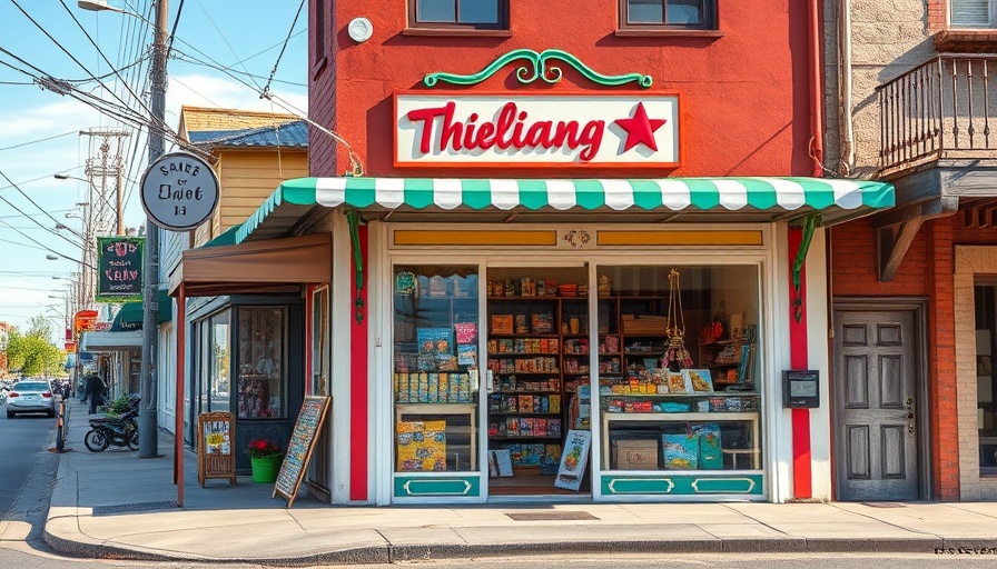 Charming house with shop packages on a quiet street