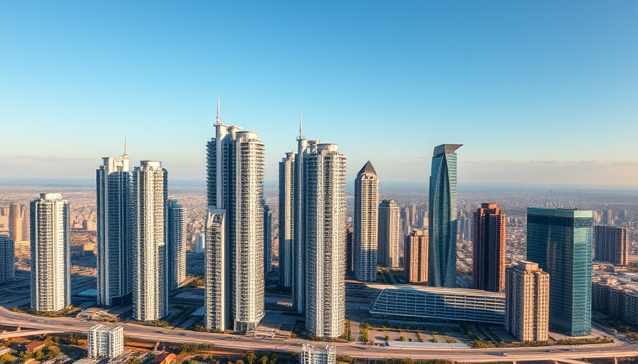 Kings Bay Village Development modern skyline with high-rise towers.