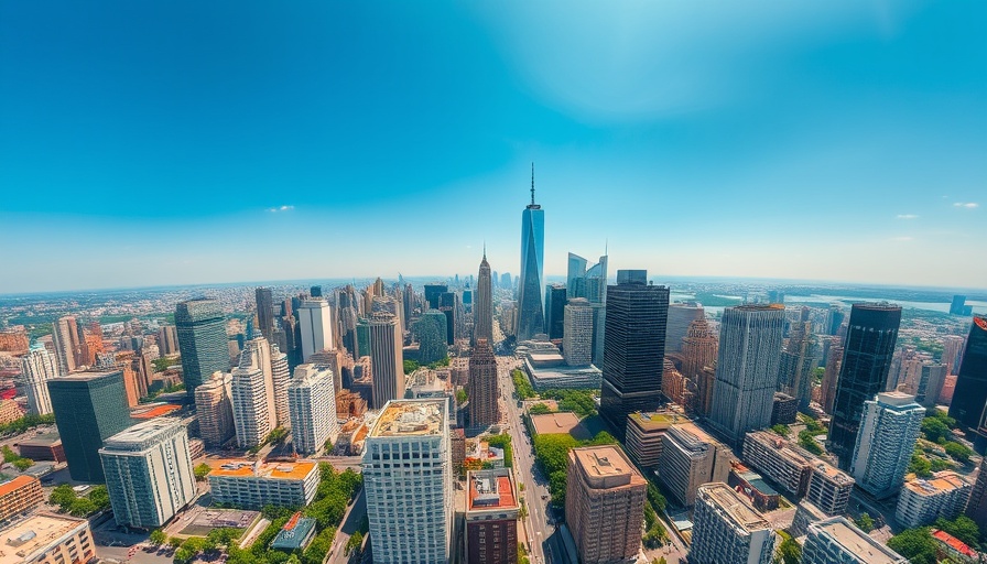 Aerial view of bustling cityscape illustrating buyer demand shifts in properties.
