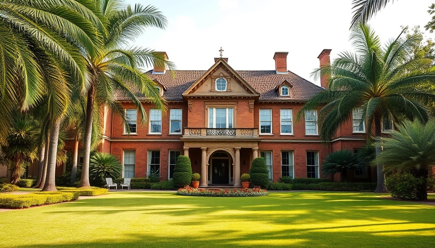 Darling of Darley Rd property facade with lush garden and palms.