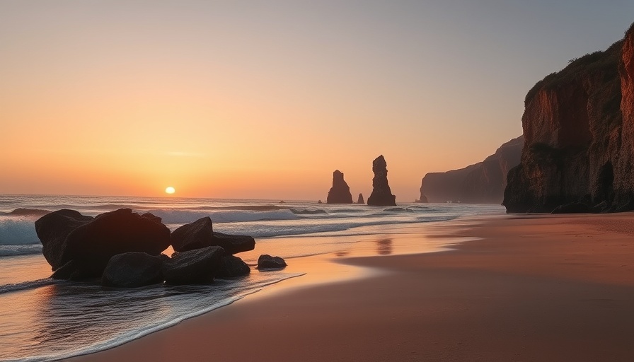 Stunning coastal view in regional Victoria, highlighting property growth areas.
